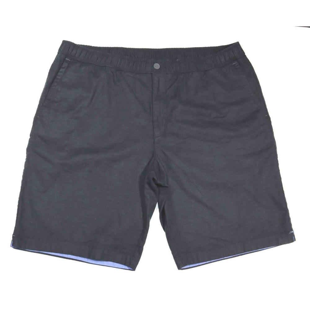 NEW‎ Tommy Bahama Linen in Paradise Black DrawstringStretch Shorts Mens Size 2XL